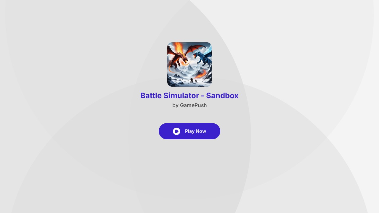 Battle Simulator: Sandbox