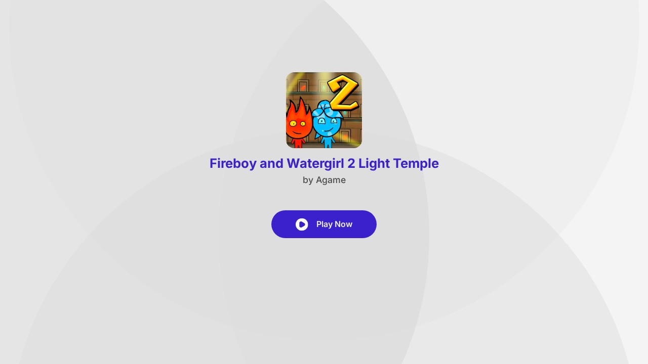 Fireboy and Watergirl 2: Light Temple