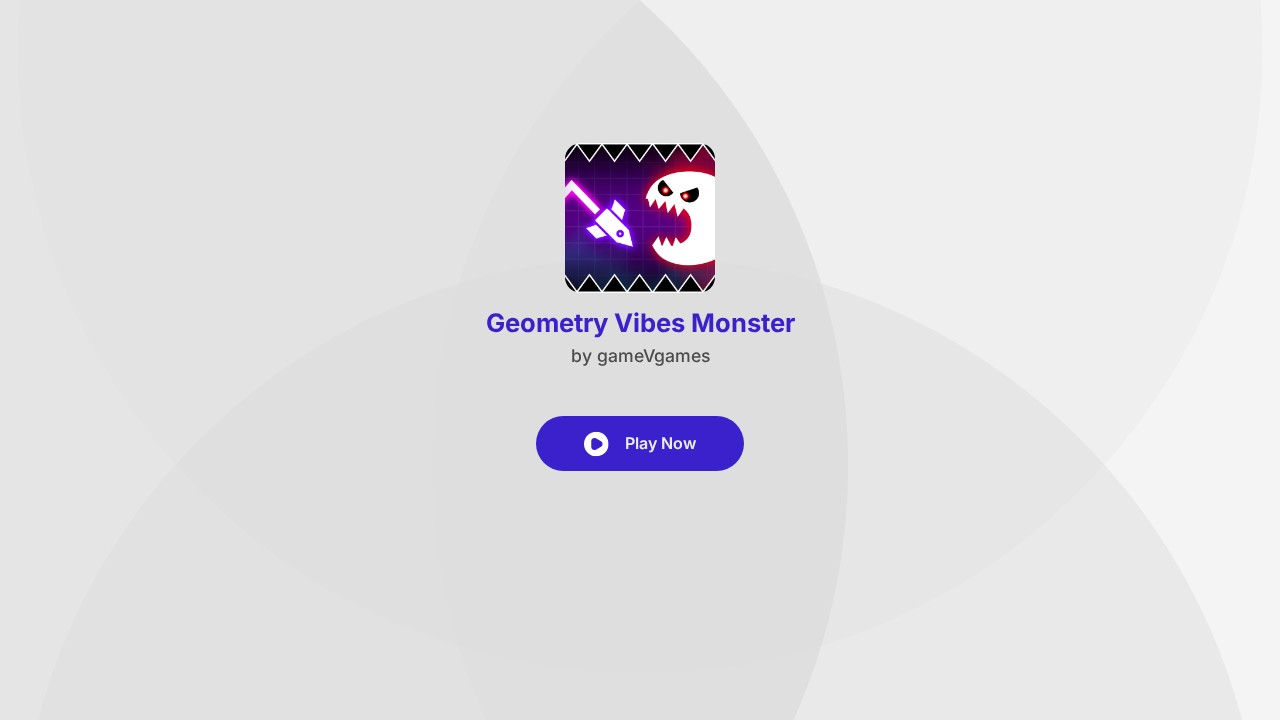 Geometry Vibes Monster