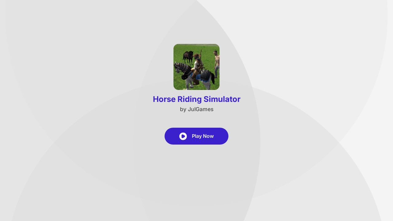 Horse Riding Simulator