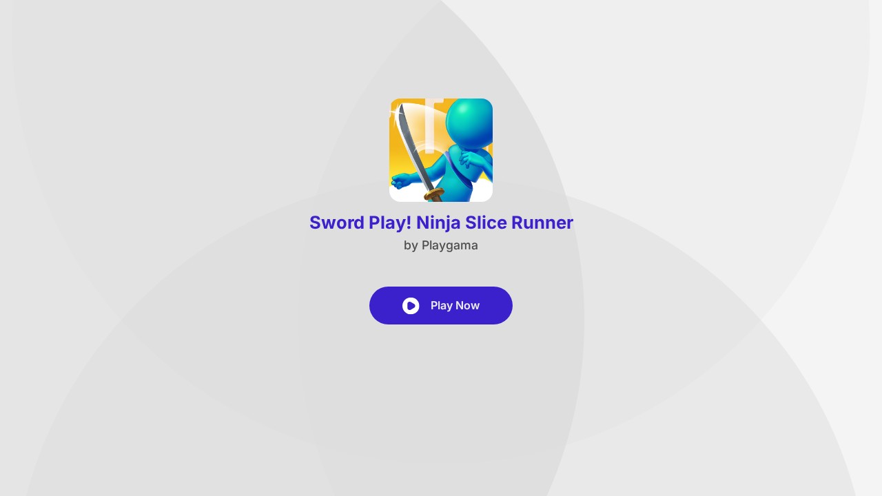 Sword Play Ninja Slice Runner