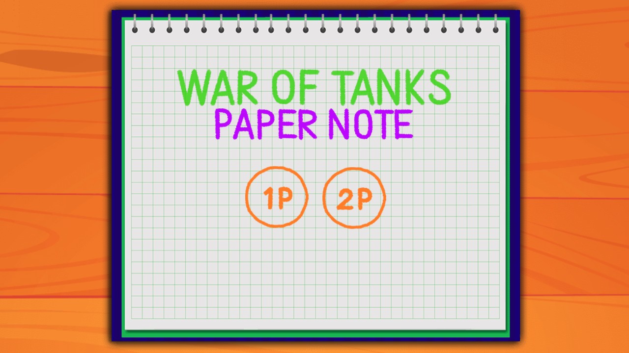 War of Tanks Paper Note