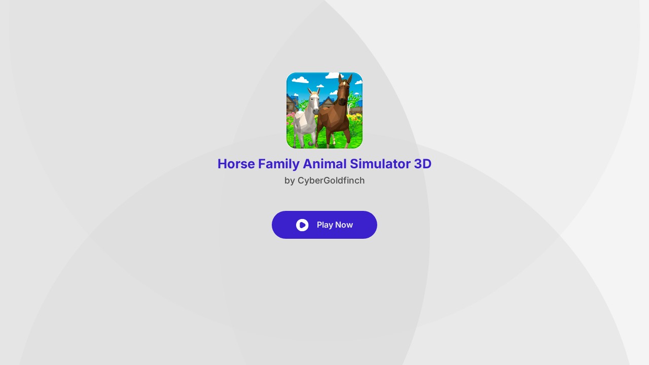 Horse Family Animal Simulator